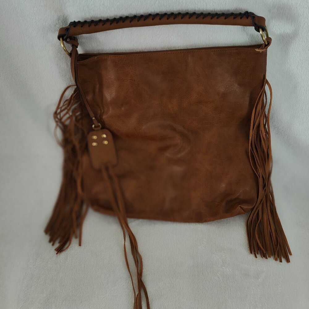 Brown shoulder bag